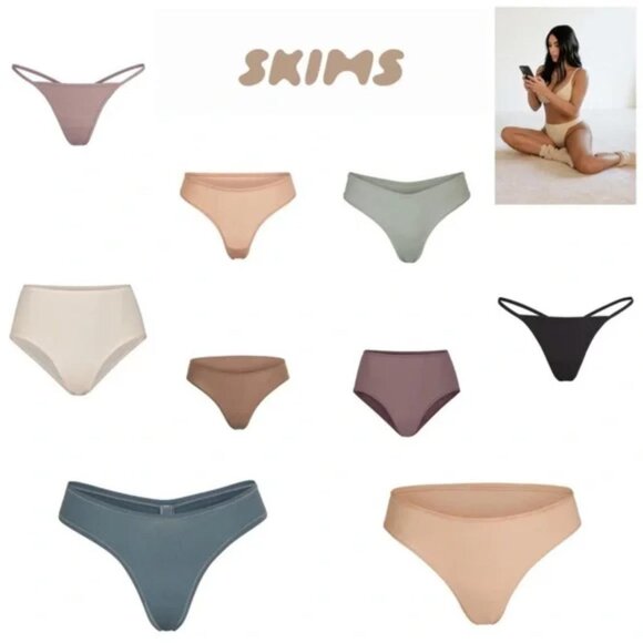 SKIMS Bundle Panty Thongs Size SmallPackage #5